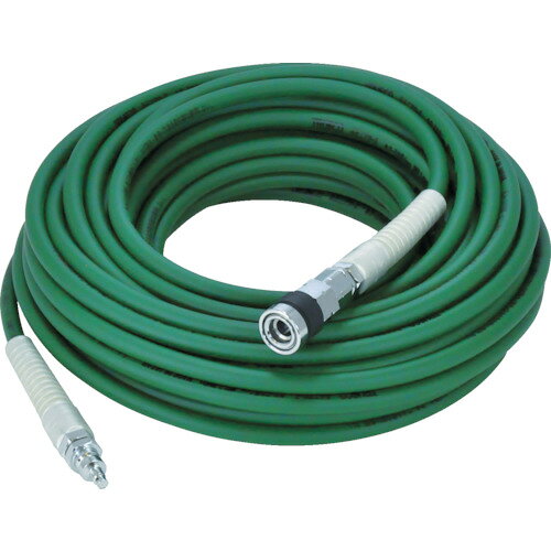 TRUSCO 高圧ホース ストッパーカップリング付 内径6mm×30m　THP630A