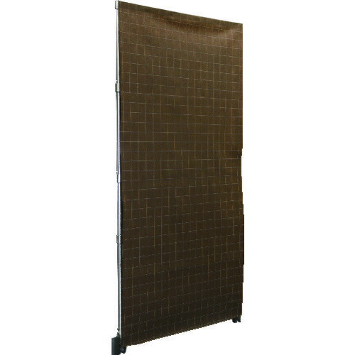 TRUSCO マグネット式目隠しカーテン 900X1800mm ブラウンBC9018A-BR　BC9018ABR