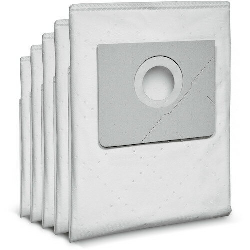 KARCHER バキュームクリーナー用アクセサリー 合成繊維フィルターバッグ 5枚入り(NT25／1用)(6.907-478..