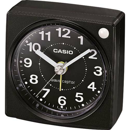 Alessi - カシオ 電波置時計 ブラック TQ-750J-1JF