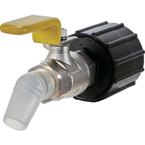 TRUSCO 真鍮製給油コック キューちゃん 口径40仕様 黄 QCB-40-Y