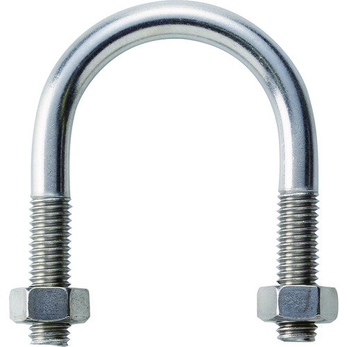 TRUSCO SGP用Uボルト SUS304 呼び径25A ねじ径M8 TSGP-BTM8-25A-S