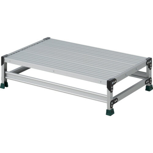 TRUSCO 作業用踏台 1段 高さ0.25m 天板1000*600 TSF110625