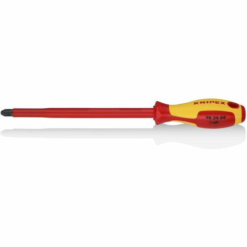 樂天商城 - KNIPEX　絶縁ドライバー（＋）PH4 9824-04