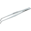 TRUSCO ステンレス製ピンセット 300mm 曲ギザ付 TSP40