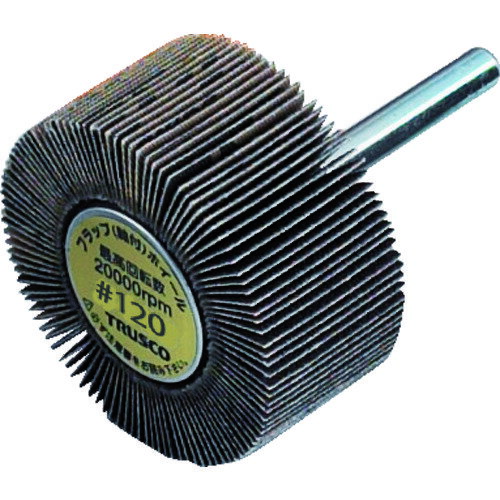 TRUSCO フラップホイール 外径40X幅30X軸径6 (5個入) #120 UF4030