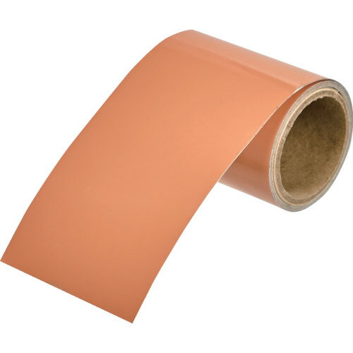 TRUSCO 配管識別テープ 薄い黄赤(2.5YR7／6)(電気関係)50MM幅X1M RAH-503S