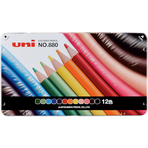 uni 色鉛筆 鉛筆ワイドK880 12色 K88012CPN protoolshop-10173149 Pro Tool Shop パッケージ画像