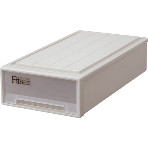 天馬(TENMA) 耐久性に優れた収納ボックス フィッツケース 押入れ用 カプチーノ 衣装ケース 収納ケース 引き出し 幅39×奥行74×高さ18cm スリム 110000746