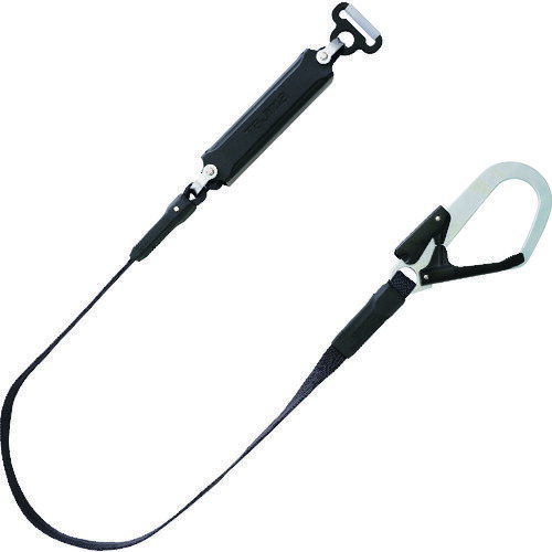 タジマ 胴ベルト用ランヤード 平ロープ A環L1 B1FR150AL1BK