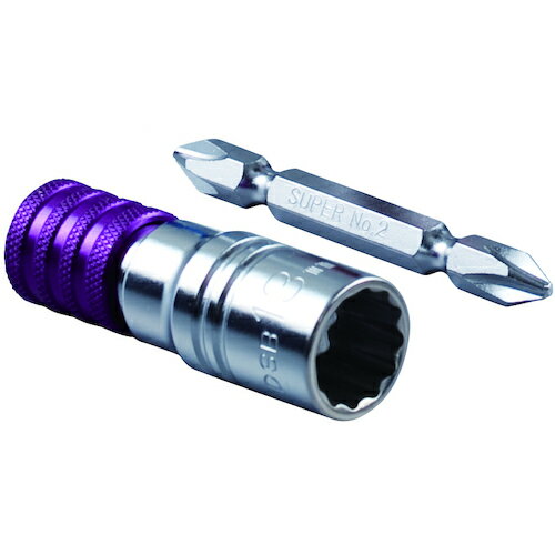 スーパー 電ドル用ビットソケット(ビット着脱式)六角対辺：13mm DSB13