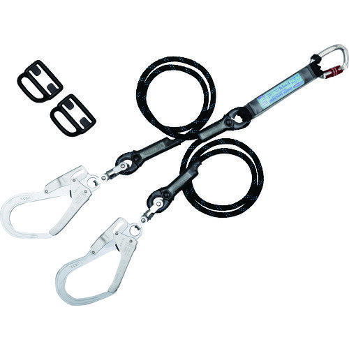 ツヨロン ハーネス用ツインランヤードのみ THL-2-GB93SV-21KS-2R23 ツインGブレード 黒 THL2GB93SV21KSBK2R23BP