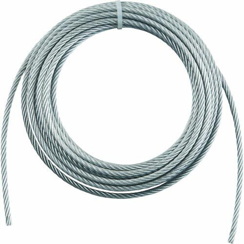 TRUSCO 手動ウインチ用ワイヤー12*20M用(切りっ放し) WW12-20