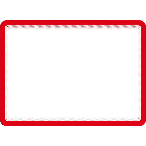 tarifold ディスプレイポケット 粘着タイプ A4サイズ 2枚入り 赤 194953