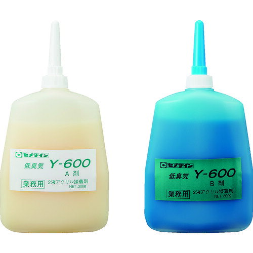 セメダイン アクリル系接着剤 メタルロック Y600 600gセット AY-020 AY-020