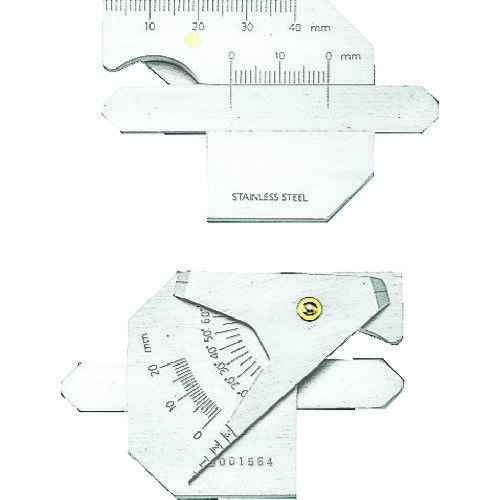 TRUSCO 溶接ゲージ 寸法測定精度±0.4 TWG1