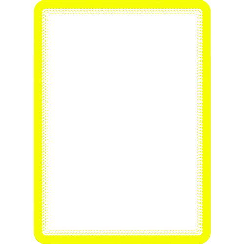 tarifold (売切廃番) ディスプレイポケット 粘着タイプ A4サイズ 2枚入り 黄 194954