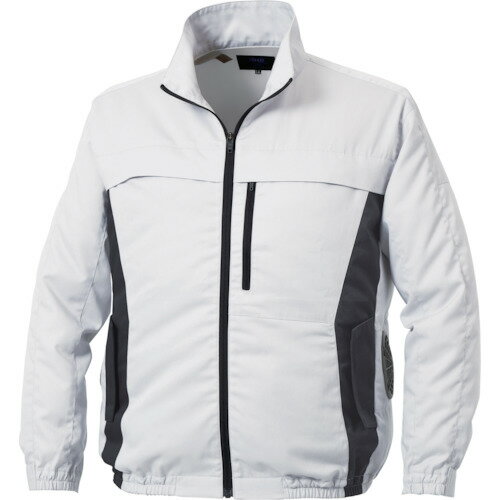 空調服 長袖ブルゾン(エプロン付き) シルバー M KU92340K30S2