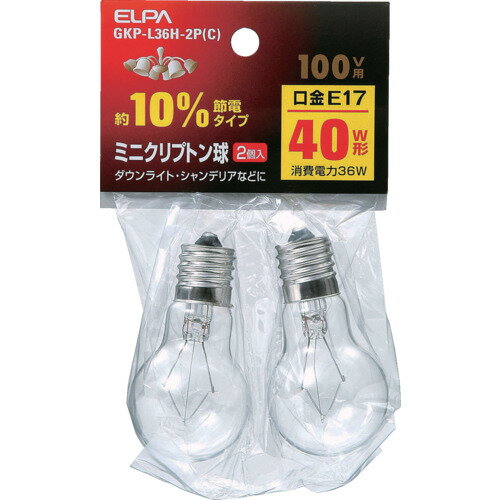 ELPAミニクリプトン球GKP-L36H-2P(C)2