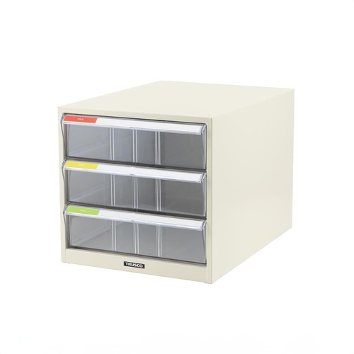 Desk Tray - TRUSCO B4型レターケース 深型3段 TB4-M3P