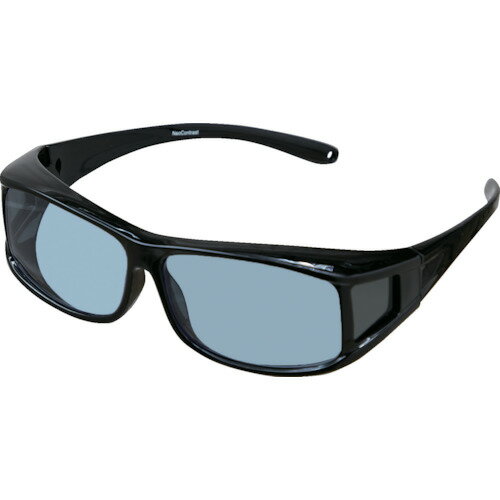 TRUSCO イエローライト・ブルーライトカットオーバーグラスYBLCG-BK　YBLCGBK