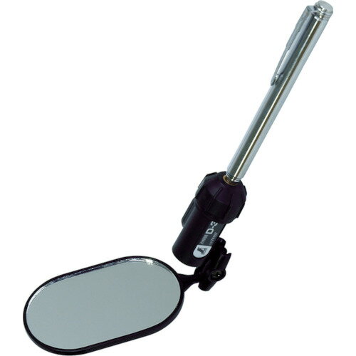 シンワ 点検鏡D-3 楕円型 50×80mmライト付　74157