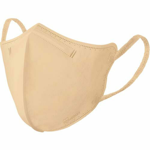 Protective Masks - IRIS 296471 DAILY FIT MASK 立体 ふつうサイズ 30枚入 シルクベージュ RK-F30SSB
