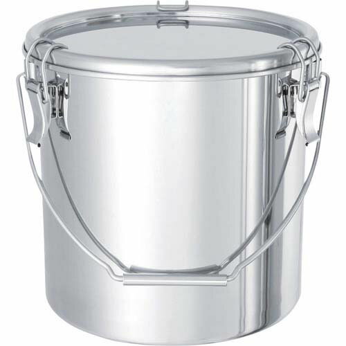 MONOVATEステンレスタンクテーパー付吊下げ密閉タンク(フタ付)15LTP-CTB-27