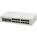 BUFFALO Giga スイッチングHub 金属筺体/電源内蔵 16ポート LSW5-GT-16NSR