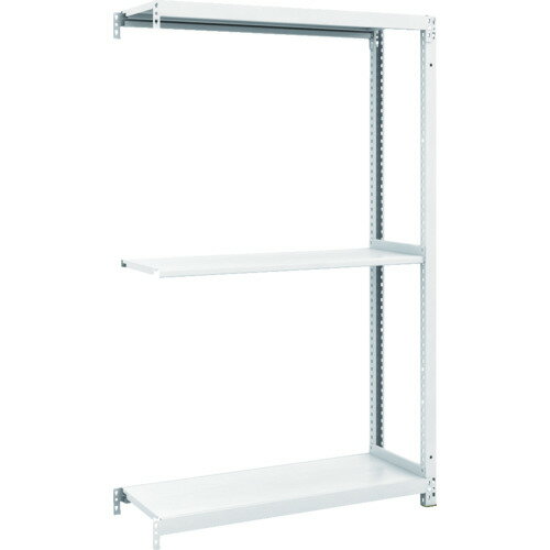 TRUSCO スチールラック M1型抗菌塗装ボルトレス軽量棚900X320XH1500 3段 連結 M1-5333B