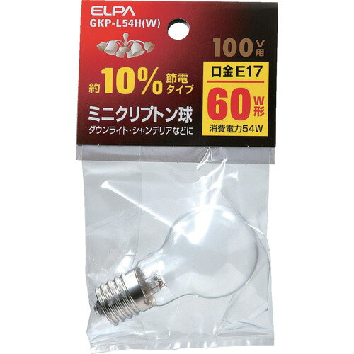 ●定格電圧：100V●定格消費電力：54W●定格寿命：約2000時間●本体サイズ：全長67*バルブ径35(mm)●口金：E17●入数：1個●カラー：ホワイト●60W形約10％節電タイプです。リニューアルに伴い、パッケージ・内容等予告なく変更する場合がございます。予めご了承ください。広告文責：楽天グループ株式会社050-5212-8316