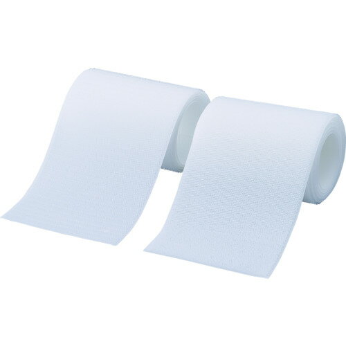 TRUSCO マジックテープ 縫製タイプ 50mmX1m 白(1巻=1セット) TMSH-501-W