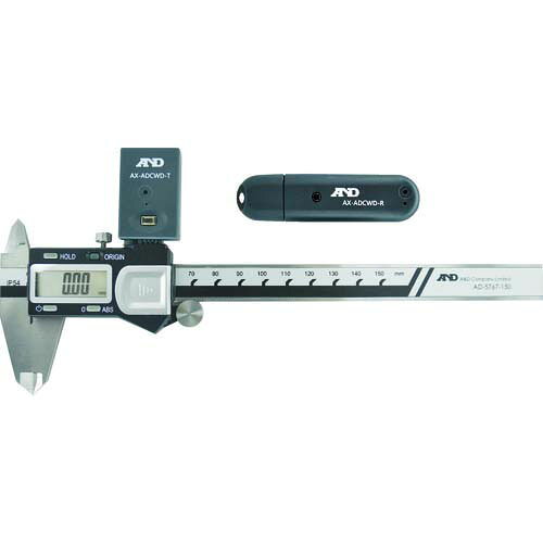 A＆D ワイヤレス デジタルノギス(送・受信機付属セット) AD-5767-150S AD-5767-150S