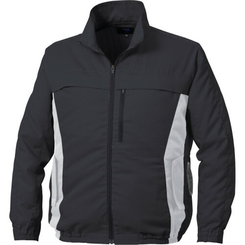 空調服 長袖ブルゾン(エプロン付き) チャコールグレー 3L KU92340K70S5