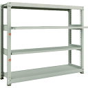 TRUSCO スチール製中量ボルトレス棚 M3型 W1800*D471*H1500 4段うちスライド2段 単体 M3-5652M2