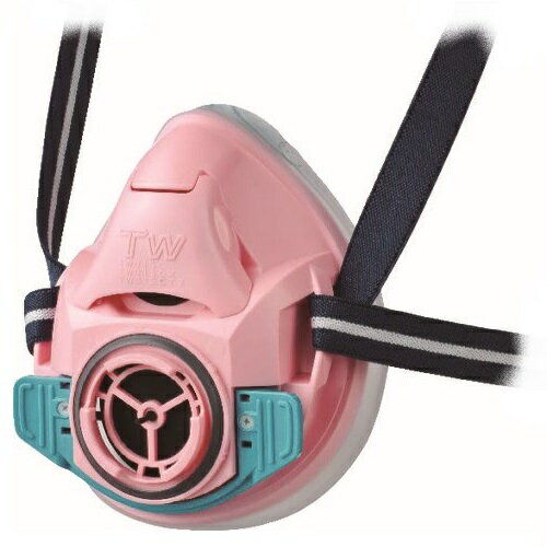 シゲマツ 防毒マスク・防じんマスク TW01SC ピンク M　TW01SCPIM