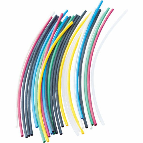 樂天商城 - PANDUIT　熱収縮チューブ　カラーコンビネーションパック　1S（袋）＝7本入 HSTT100-YK1