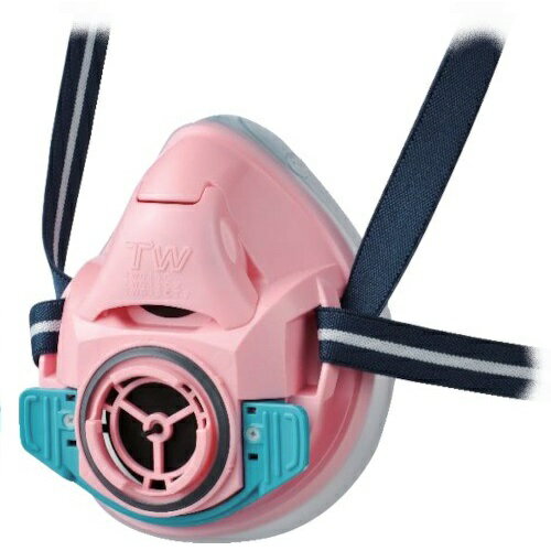 シゲマツ 防毒マスク・防じんマスク TW01SC ピンク L　TW01SCPIL