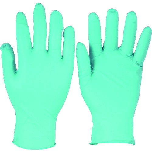 Ansell 耐薬品ニトリルゴム使い捨て手袋 タッチエヌタフ 粉付 92500 Lサイズ 100枚入 92500-9