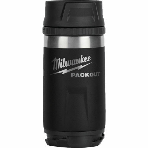 milwaukee　PACKOUT　真空マグフタ付きボトル　ブラック　XS・355mL 48-22-8391BX