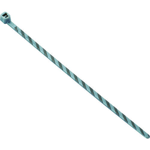 PANDUIT ストライプナイロン結束バンド グレー／黒 (50本入) PLT1M-L8-0