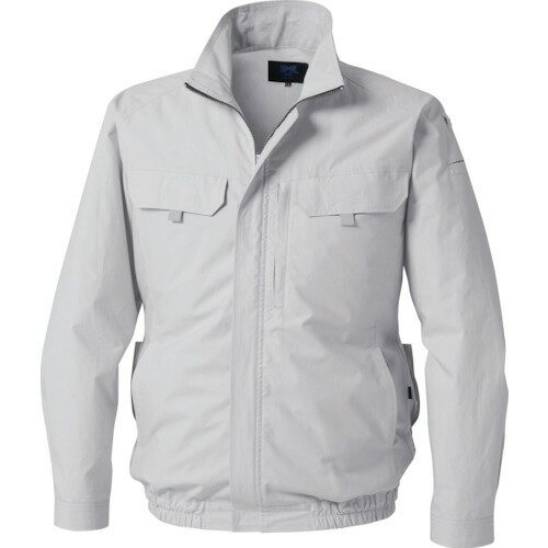 空調服 長袖ブルゾン シルバー 4L KU92230K30S6