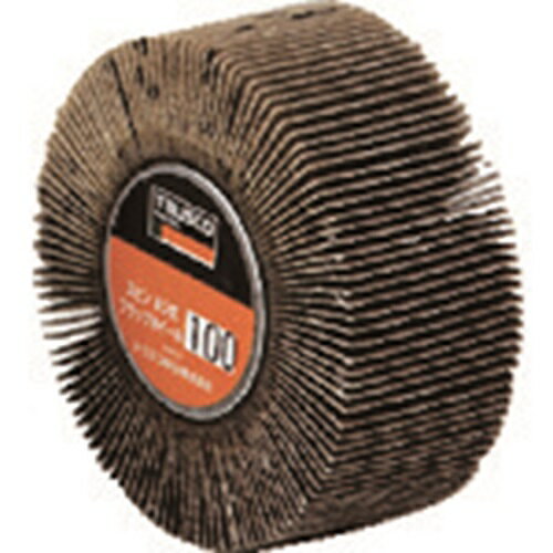 TRUSCO スピンネジ式フラップホイール 外径60 (5個入) #100 SF-6025