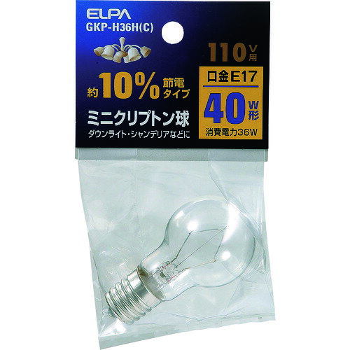 ELPAミニクリプトン球GKP-H36H(C)