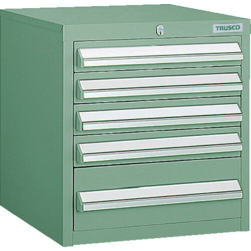TRUSCO LVR型キャビネット 392X412XH420 引出5段 LVR-423