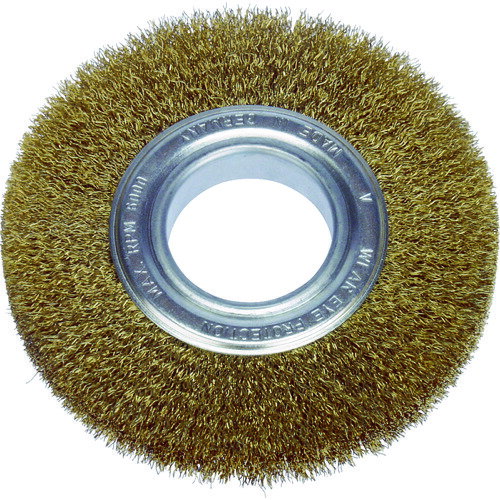 LESSMANN ホイルブラシ 100mm 0.2 真鍮線 323543