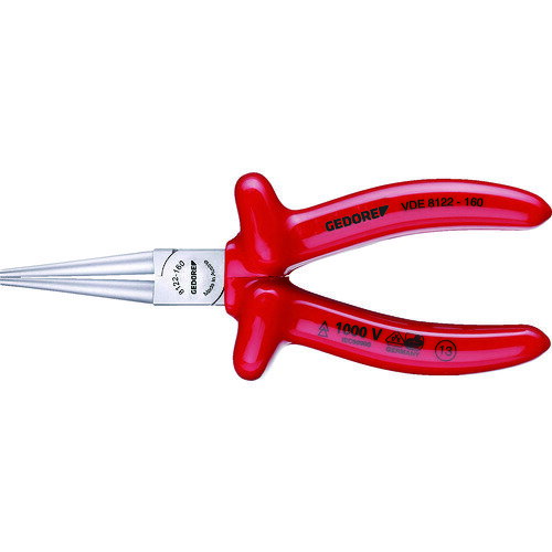 GEDORE 絶縁ラウンドノーズプライヤー 6717110