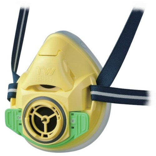 シゲマツ 防毒マスク・防じんマスク TW01SC イエロー M　TW01SCYEM