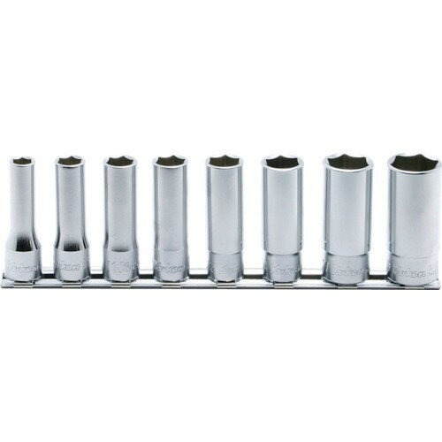 Ko-ken9.5mm差込6角ディープソケットレールセット8ヶ組RS3300M／8