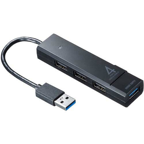 乐天商城 - SANWA USB3.1 Gen1+USB2.0コンボハブ USB-3H421BK